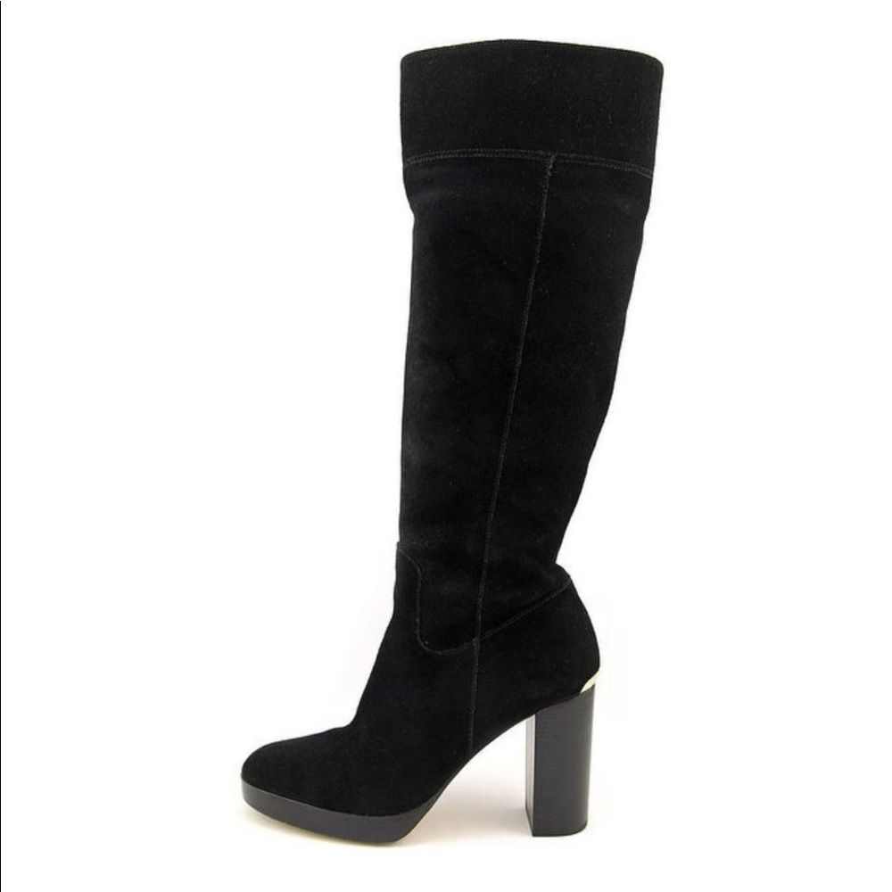 MICHAEL KORS black genuine suede Regina Boots - Picture 3 of 15